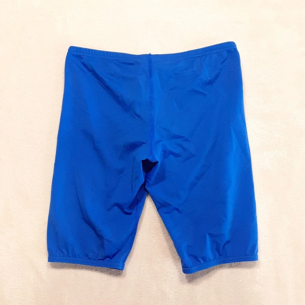 Speedo Mens Endurance Solid Jammer Short 32 Blue Chlorine Resistant 10